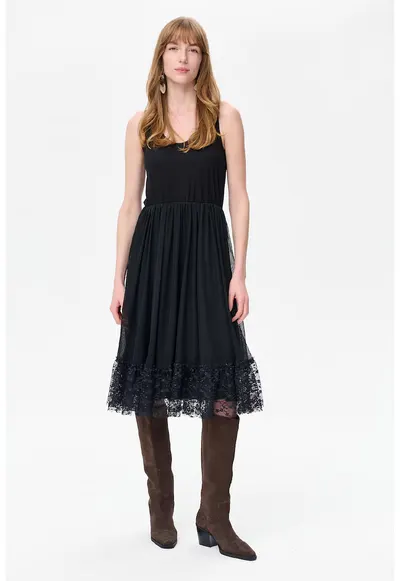 Rochie evazata fara maneci Mariam