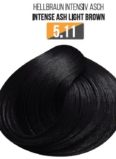 Vopsea Profesionala Fara Amoniac EVOQUE USA, Nuanta 5.11 INTENSE ASH LIGHT BROWN - Cu Ulei de Argan si 12 Aminoacizi, 100 ml - Evoque