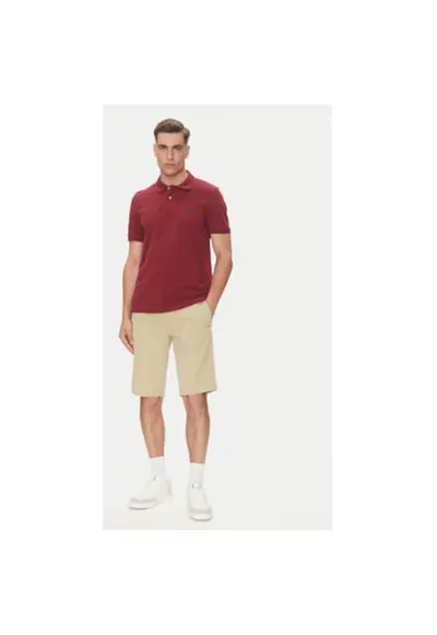 Pantaloni scurti barbati 600BTI0 - Bumbac - Bej - Bej