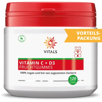 Vitamina C + D3 pentru Copii 120 jeleuri