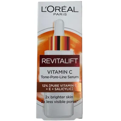 Serum L'Oreal Paris Revitalift Clinical, cu Vitamina C Pura, Vitamina E si Acid Salicilic, 30 ml