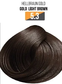Vopsea Profesionala Fara Amoniac EVOQUE USA, Nuanta 5.3 GOLD LIGHT BLONDE - Cu Ulei de Argan si 12 Aminoacizi, 100 ml - Evoque