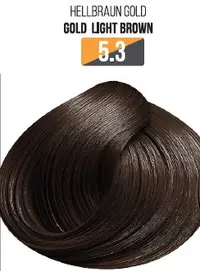 Vopsea Profesionala Fara Amoniac EVOQUE USA, Nuanta 5.3 GOLD LIGHT BLONDE - Cu Ulei de Argan si 12 Aminoacizi, 100 ml - Evoque