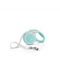 FLEXI New Comfort lesa automata cu banda pentru caini, albastru deschis, marimea XS, 3 m