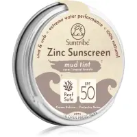 Suntribe Zinc Sunscreen crema de fata cu minerale pentru protectie SPF 50 Mud Tint 45 g
