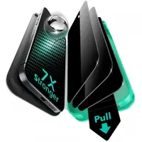 Folie de protectie Ecran Privacy ESR Armorite UltraFit pentru Apple iPhone 17 Pro, Sticla Securizata, Full Glue, Set 3 bucati