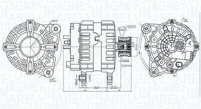 Alternator (12V, 150A) potrivit NISSAN PULSAR, QASHQAI II 1.5D 11.13