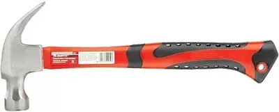 Ciocan cu gheare TOTAL MTX - 450 g, cap cu magnet, mâner din fibră de sticlă, cu cauciuc