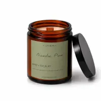 Lumânare parfumată din ceară de soia Nordic Pine - Brad și Eucalipt - Default Title