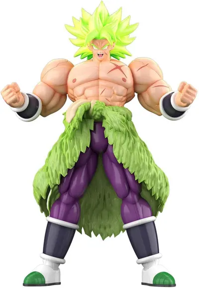 Model asamblat Bandai Animation: Dragon Ball Super - Super Saiyan Broly Fullpower Model Kit figure (23cm)