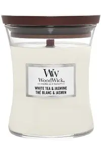 Lumanare parfumata Woodwick: White Tea Jasmine 85g