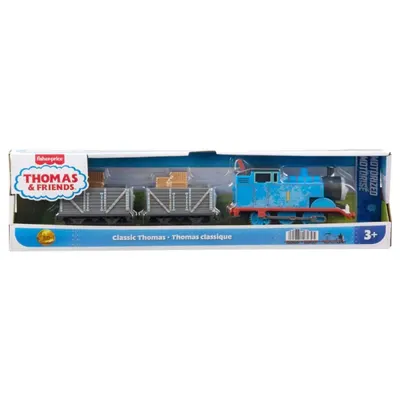 Locomotiva motorizata cu 2 vagoane, Thomas and Friends, Classic Thomas, JDF23
