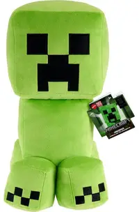 Jucărie de pluș Minecraft – Creeper, 40 cm