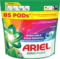 Capsule de rufe Ariel - Color, All in One Pods, 85 buc