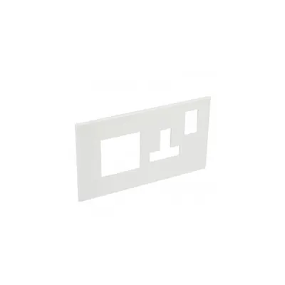 Plate British standard Arteor - patrat - pentru cooker control unit - graphite