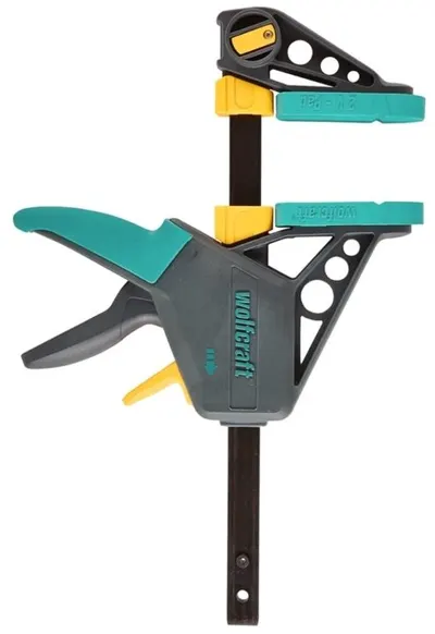 Clemă cu acțiune rapidă și fălci din plastic Wolfcraft - EHZ Pro, 100 х 150 mm