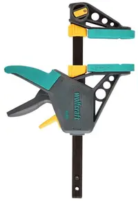 Clemă cu acțiune rapidă și fălci din plastic Wolfcraft - EHZ Pro, 100 х 150 mm