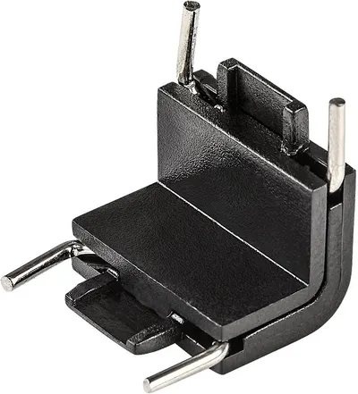 Conector în formă de L perete-tavan Rabalux - LiTrack, Connect+ 70203, negru