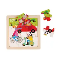 Puzzle cu 9 piese din lemn