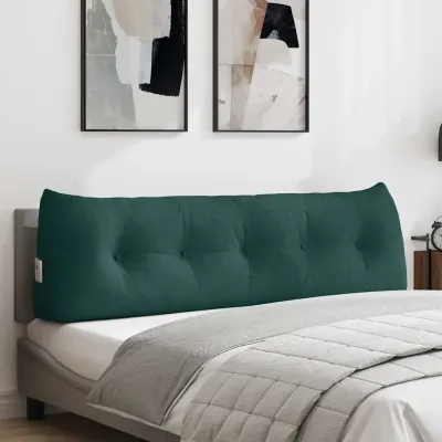 vidaXL Perna pentru spate Verde închis 160 x 24 x 50 cm țesătură