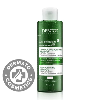 Sampon purificator antimatreata Dercos, 250ml, Vichy