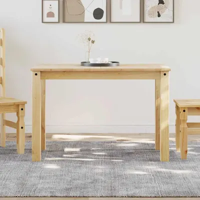 vidaXL Masă de sufragerie PANAMA, 112x60x75 cm, lemn masiv pin
