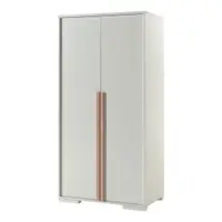Dulap alb pentru copii 99x195 cm London - Vipack