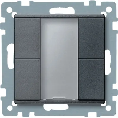 Buton KNX, 4 clapete, Antracit, Sistem M
