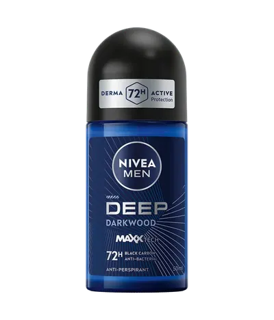 Deodorant roll-on pentru barbati Deep Esspresso, 50ml, Nivea