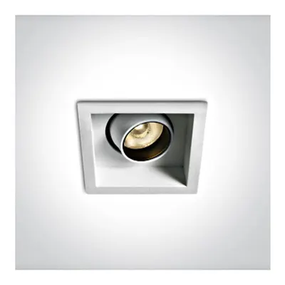 Forio LED Square 6W 540lm 3000K 24° 350mA IP20 alb