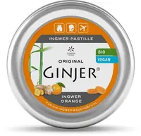 Pastile cu ghimbir și portocală, 40 g, Lemon Pharma