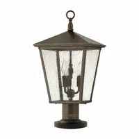 Pitic pentru exterior Trellis 3 Light Pedestal