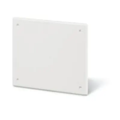 Cover (without Screws)n92x92mm White Thermoplastic