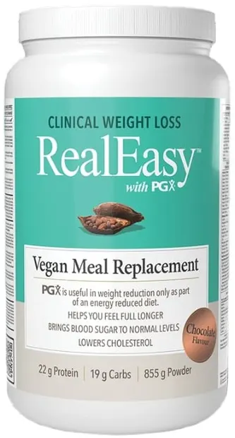 RealEasy with PGX, ciocolată, 855 g, Natural Factors