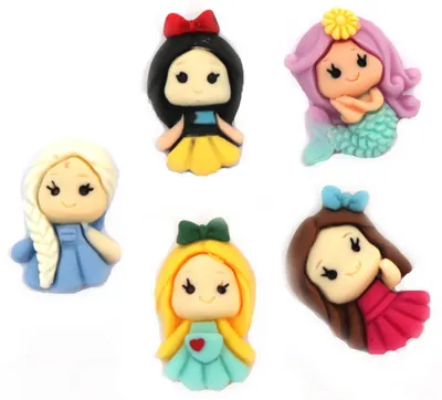Figurină din plastic Em Art - Fată, (5 buc.), sortiment