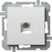 Logiq Priza Simpla Telefon 1P LT RJ11 Alb, TEM Modul TEM-KQ35PWXO-U