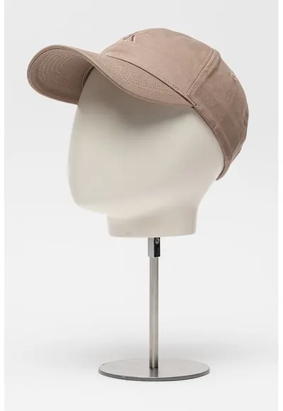 Sapca baseball din bumbac cu broderie logo - Caramel