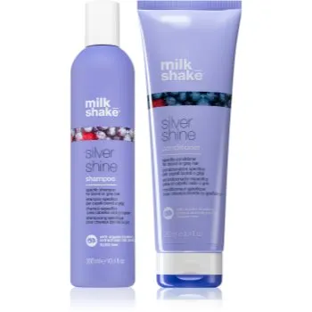milk_shake® Silver Shine sampon si balsam neutralizeaza tonurile de galben