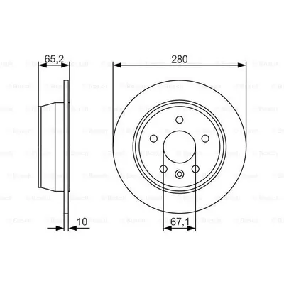 Disc frana BOSCH 0 986 479 S02
