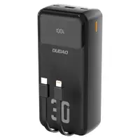 Baterie externă 30000mAh PD 225W cu cabluri integrate DUDAO