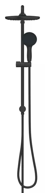 Coloana dus Grohe Vitalio 250, 266802431, montare pe perete, 716 mm, dus fix 250 mm, 2 functii, Negru mat