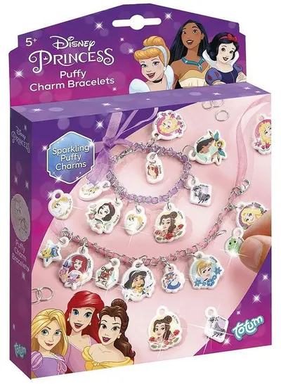 Totum Creative Kit - DIY brățări cu farmece de prințesă