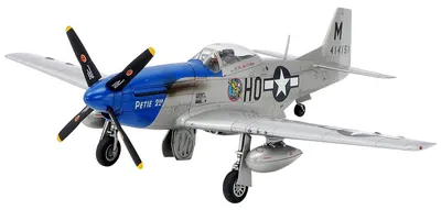 Model asamblabil Tamiya Militari: Avioane - Vânător nord-american P-51D Mustang, a 8-a forță aeriană