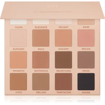 SOSU Cosmetics All Matte Everything Eyeshadow Palette paletă cu farduri de ochi 16x2 g