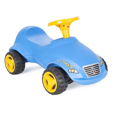 Masinuta copii fara pedale Pilsan Fast Car Blue cu claxon, de la 3 ani pana la greutatea de 50 kg