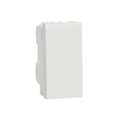 Intrerupator, New Unica, mecanism, 1-pole 2-way, 16AX, 1 module, screw terminals, netratat, IP4X, alb