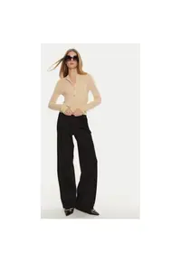 Pantaloni dama - 304525551 - Viscoza/Poliamida - Negru - Negru