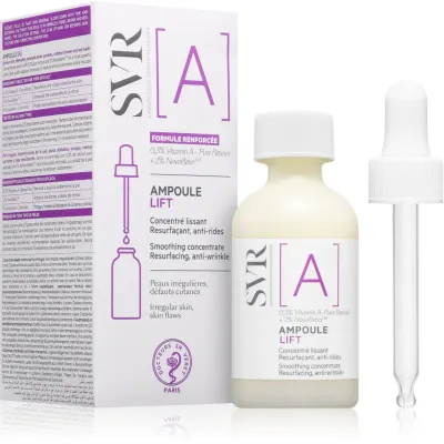 SVR Ampoule [A] Lift ser cu efect de netezire, pentru reducerea imperfecțiunilor tenului 30 ml
