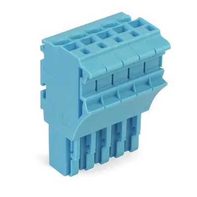 1-conductor female plug; 2.5 mm²; 5-pole; 2,50 mm²; blue