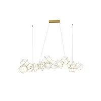 Lampa suspendata NEBULA Auriu Metal LED 67.2 Wat 230 Volt 4704Lm 3000K IP20